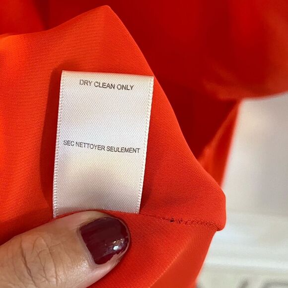 Rebecca Taylor Silk Keyhole Cami Dress in Orange 4 - Picture 8 of 13